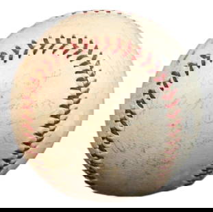 Jackie Robinson 1955 Brooklyn Dodgers Team Signed Baseball 26 Autographs PSA: Jackie Robinson 1955 Brooklyn Dodgers Team Signed Baseball 26 Autographs PSA This baseball is a remarkable piece of sports memorabilia featuring the signatures of the 1955 Brooklyn Dodgers team, inclu