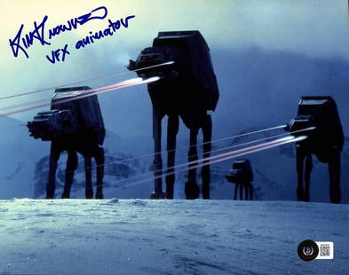 Kim Knowlton Signed 8x10 Photo Star Wars ESB Beckett Certified: Kim Knowlton Signed 8x10 Photo Star Wars ESB Beckett Certified This autographed 8x10 photograph features Kim Knowlton, an ILM visual effects artist known for her work on Star Wars: The Empire Strikes