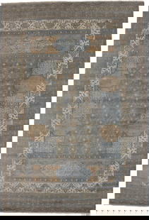 Rare Handmade Modern Geometric Wool Rug 10' x 15' Area Carpet: Rare Handmade Modern Geometric Wool Rug 10' x 15' Area Carpet Enhance your living space with this exquisite Handmade Extra Fine Modern Geometric Oriental Rug, measuring 10' x 15'. Crafted from high-qu