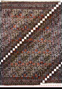 Vintage 1930s 3' x 5' Antique Persian Kord Bijar Rug Handwoven Iran: Vintage 1930s 3' x 5' Antique Persian Kord Bijar Rug Handwoven Iran Experience the timeless elegance of this 3' x 5' Antique Persian Kord Bijar Rug from the 1930s, a remarkable collector's piece showc