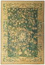 9 x 12.2 Tropical Fruit Needlepoint Rug Forest Emerald Green Handmade