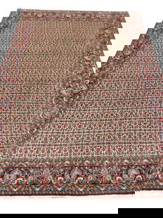 Elegant Brown Persian Bijar Rug 8.2 x 8.3 Feet: Elegant Brown Persian Bijar Rug 8.2 x 8.3 Feet This exquisite Brown Persian Bijar Rug measures 8.2 x 8.3 feet, showcasing traditional craftsmanship with its rich colors and intricate patterns. Perfect