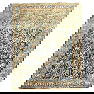 Zabihi Collection Hand-Woven Persian Malayer Rug 10'7 x 12'8 Iran 1930: Zabihi Collection Hand-Woven Persian Malayer Rug 10'7 x 12'8 Iran 1930 Discover the elegance of the Zabihi Collection Persian Malayer Rug, a stunning piece that embodies the rich heritage of Persian c