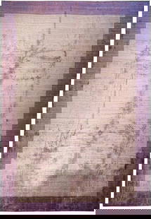 9 x 12 Lavender Purple Handwoven Wool Bamboo Silk Modern Area Rug: 9 x 12 Lavender Purple Handwoven Wool Bamboo Silk Modern Area Rug Enhance your living space with this exquisite 9 x 12 Lavender Purple Wool Bamboo Silk Pile Modern Rug. Crafted from a luxurious blend