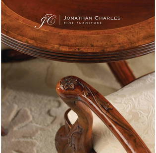 Regency Style Extendable Mahogany Dining Table by Jonathan Charles: Regency Style Extendable Mahogany Dining Table by Jonathan Charles This Elegant Regency Mahogany Dining Table embodies a timeless design, perfect for adding a touch of classic sophistication to your d