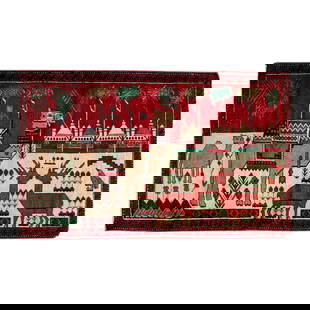 Vintage Handmade Persian Wool Rug Red Geometric 3'2" X 5'0": Vintage Handmade Persian Wool Rug Red Geometric 3'2" X 5'0" Enhance your living space with this stunning vintage handmade Persian wool rug. Featuring a vibrant red field adorned with a multicolor geom