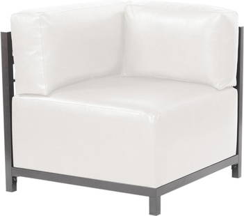 Howard Elliott Avanti Axis Chair 30H 32.5W 32.5D Contemporary White: Howard Elliott Avanti Axis Chair 30H 32.5W 32.5D Contemporary White Introducing the Stylish Avanti Axis Chair, a perfect blend of contemporary design and comfort for modern lounging. This chair featur