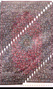 Exquisite 9.10 x 16.5 Brick Red Persian Isfahan Rug Signed by Master Weaver: Exquisite 9.10 x 16.5 Brick Red Persian Isfahan Rug Signed by Master Weaver Elevate your living space with this exquisite 9.10 x 16.5 Brick Red Persian Signed Isfahan Rug. Handcrafted by skilled artis
