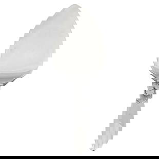 Georg Jensen Sterling Silver Cactus Server: Georg Jensen Sterling Silver Cactus Server Introducing a stunning sterling silver server by Georg Jensen, beautifully crafted in the iconic "Cactus" pattern. This elegant piece features a decorative h