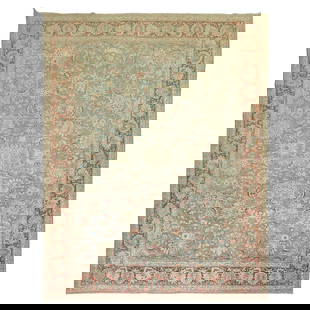 Zabihi Collection Antique Persian Malayer Rug 110 x 141 Hand-Woven Wool: Zabihi Collection Antique Persian Malayer Rug 110 x 141 Hand-Woven Wool Explore the exquisite craftsmanship of this Antique Persian Malayer Rug from the Zabihi Collection. With dimensions of 110 in (2