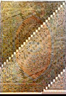 11.2' x 18' Antique Persian Sarouk Rug 1930s Hand-Knotted Area Rug: 11.2' x 18' Antique Persian Sarouk Rug 1930s Hand-Knotted Area Rug Step into a realm of timeless elegance with this stunning 11.2' x 18' Antique Persian Sarouk Rug from the 1930s. Handcrafted with pre