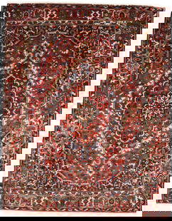 Vintage Floral Hand-Knotted Wool Area Rug 9'10 x 12'8 Extra Large: Vintage Floral Hand-Knotted Wool Area Rug 9'10 x 12'8 Extra Large Enhance your living space with this extra-large vintage floral hand-knotted rug. Crafted from high-quality wool, this original piece f