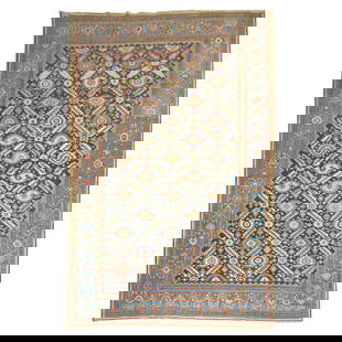 Zabihi Collection Large Antique Malayer Persian Rug 10'1" x 16'2" Wool Hand-Knotted: Zabihi Collection Large Antique Malayer Persian Rug 10'1" x 16'2" Wool Hand-Knotted Discover the beauty of this large antique Malayer rug from the Zabihi Collection, featuring a stunning Bakshaish sty