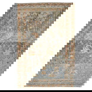 Zabihi Collection Hand-Woven Persian Malayer Tabriz Accent Rug 4' x 6': Zabihi Collection Hand-Woven Persian Malayer Tabriz Accent Rug 4' x 6' Enhance your space with this exquisite Zabihi Collection Persian Malayer accent rug. This hand-woven piece embodies the rich trad