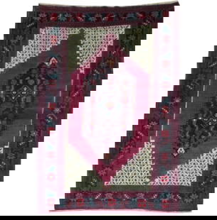 4'7" x 7' Carmine Handmade Kazak Rug Caucasian Design: 4'7" x 7' Carmine Handmade Kazak Rug Caucasian Design Enhance your home with this stunning 4' 7" x 7' Carmine Antique Caucasian Kazak Rug, an exquisite representation of traditional craftsmanship. Han