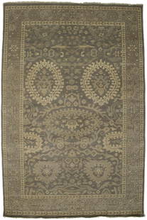 Handmade Wool Oriental Rug 5'7 x 8'5 Floral Design Transitional Style: Handmade Wool Oriental Rug 5'7 x 8'5 Floral Design Transitional Style Enhance your space with this exquisite Handmade Oriental Rug, featuring a stunning brown floral design that complements a variety