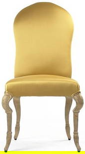 Zentique Chane Collection Beige Mahogany Side Chair 42.5H 21.25W 21.5D: Zentique Chane Collection Beige Mahogany Side Chair 42.5H 21.25W 21.5D This Chane Collection Beige Side Chair features a classic English Traditional style, making it a perfect addition to any elegant