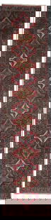 Vintage Handmade Tribal Floral Runner Rug 2'11 X 13'5 Wool: Vintage Handmade Tribal Floral Runner Rug 2'11 X 13'5 Wool Enhance your space with this stunning vintage handmade tribal floral oriental runner rug, perfect for hallways, kitchens, or bedrooms.