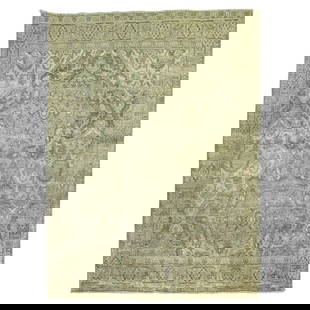 Zabihi Collection Antique Persian Tabriz Rug 48 x 64 Wool Hand-Woven Agra Style: Zabihi Collection Antique Persian Tabriz Rug 48 x 64 Wool Hand-Woven Agra Style Discover the exquisite Zabihi Collection Brown Gold Antique Persian Tabriz Rug, a stunning piece that embodies the rich