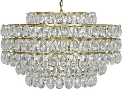 Antique Brass Bowl Chandelier with Faceted Glass: Antique Brass Bowl Chandelier with Faceted Glass Illuminate your space with this stunning Antique Brass Linden Chandelier, designed in a Victorian style. This elegant bowl chandelier features a combin