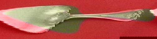 Tiffany & Co Colonial Sterling Silver Pie Server 11 1/4 Inch Serrated Blade: Tiffany & Co Colonial Sterling Silver Pie Server 11 1/4 Inch Serrated Blade Presenting a stunning Colonial pie server by Tiffany & Co., crafted from sterling silver. This exquisite piece, measuring 11