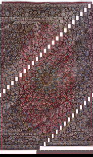 Handcrafted 9'10 x 16'5 Red Persian Isfahan Rug by Artisans: Handcrafted 9'10 x 16'5 Red Persian Isfahan Rug by Artisans This exquisite 9' 10" x 16' 5" Red Persian rug is a stunning example of handcrafted artistry by skilled Persian artisans. Featuring traditio