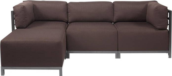 Howard Elliott Sterling Axis Expandable Sectional Sofa 30H 95.5W 63D: Howard Elliott Sterling Axis Expandable Sectional Sofa 30H 95.5W 63D Introducing the Expandable Sterling Axis Sectional Sofa, a beautifully designed piece that combines comfort with contemporary style