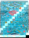 9 x 12 ft Turquoise Handmade Wool Modern Transitional Rug