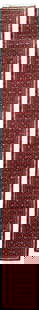 Handwoven 2.8 x 21.8 Red Persian Hamadan Style Wool Rug: Handwoven 2.8 x 21.8 Red Persian Hamadan Style Wool Rug Enhance your space with this stunning 2.8 x 21.8 Red Persian Hamadan Style Wool Rug, handcrafted by skilled Persian artisans. This exquisite rug