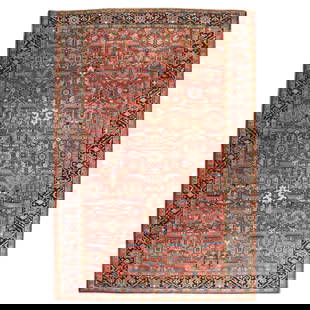 Antique Persian Heriz Room Size Rug 92 x 134 Hand-Woven Wool Circa 1920: Antique Persian Heriz Room Size Rug 92 x 134 Hand-Woven Wool Circa 1920 Discover the elegance of this early 20th-century Persian Heriz room size rug, meticulously hand-woven from high-quality wool. Th
