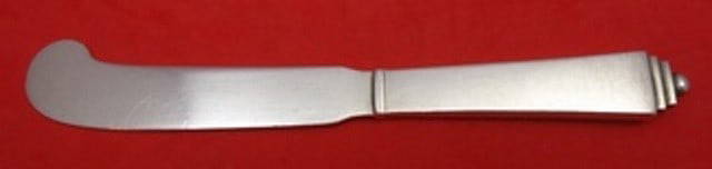 Georg Jensen Pyramid Sterling Silver Butter Spreader Set 12pc 5 5/8": Georg Jensen Pyramid Sterling Silver Butter Spreader Set 12pc 5 5/8" Enhance your dining experience with this exquisite 12-piece set of butter spreaders from the Pyramid pattern by Georg Jensen. Craft