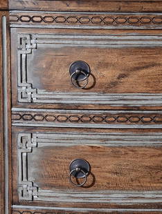 Plazzio Chest | Blue Rustic Pecan Swedish Moss Accents: Plazzio Chest | Blue Rustic Pecan Swedish Moss Accents Introducing the Plazzio Chest, a beautifully crafted piece of furniture made from solid wood with an eye-catching Blue Rustic Pecan finish and Sw