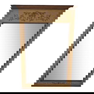 John Widdicomb Gold Neoclassical Wall Mirror 35 x 3 x 52: John Widdicomb Gold Neoclassical Wall Mirror 35 x 3 x 52 This stunning John Widdicomb wall mirror showcases a beautiful neoclassical design, characterized by its quality construction and exceptional d
