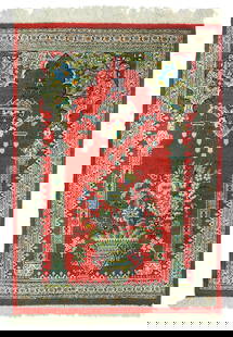 1.10 x 2.7 Hand-Knotted Persian Qum Silk Rug Premium Quality: 1.10 x 2.7 Hand-Knotted Persian Qum Silk Rug Premium Quality Elevate your living space with this exquisite 1.10 x 2.7 High-End Persian Qum Silk Rug. Crafted by skilled artisans in Qum, Iran, this luxu