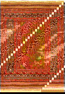 Handcrafted Persian Rug 6'2 x 8'8 Traditional Design: Handcrafted Persian Rug 6'2 x 8'8 Traditional Design This handcrafted Persian rug showcases exquisite traditional designs, thoughtfully woven by skilled artisans. Measuring 6' 2" x 8' 8", it adds an i