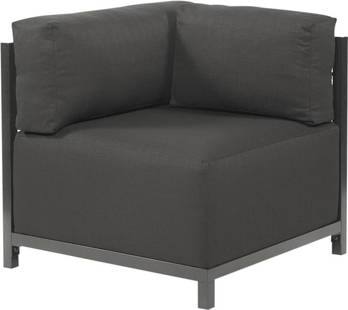 Howard Elliott Sterling Axis Chair 30H 32.5W 32.5D Charcoal: Howard Elliott Sterling Axis Chair 30H 32.5W 32.5D Charcoal Introducing the Charming Charcoal Sterling Axis Chair, a perfect addition to your contemporary living space. This corner chair is crafted wi