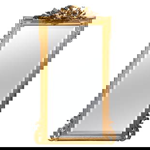 19th Century French Louis XVI Giltwood Beveled Wall Mirror: 19th Century French Louis XVI Giltwood Beveled Wall Mirror Enhance your living space with this magnificent 19th Century French Louis XVI Carved Giltwood and Beveled Wall or Mantel Mirror. Crafted in F