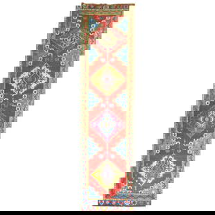 Rare Antique Turkish Karapinar Runner Wool Kazak 41 x 168 in: Rare Antique Turkish Karapinar Runner Wool Kazak 41 x 168 in Discover the exquisite beauty of this early 20th century Antique Turkish Karapinar Runner, measuring 41 in (104.14 cm) wide and 168 in (426