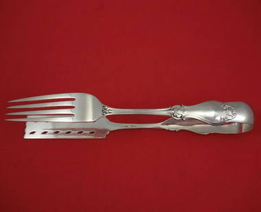 John C. Moore Prince Albert 10 Inch Sterling Silver Asparagus Tong: John C. Moore Prince Albert 10 Inch Sterling Silver Asparagus Tong This exquisite asparagus serving tong from John C. Moore, crafted in sterling silver, showcases the elegant Prince Albert pattern. Th