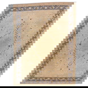 Early 20th Century Hand-Woven Antique Tabriz Rug 107 x 144 Inches: Early 20th Century Hand-Woven Antique Tabriz Rug 107 x 144 Inches Experience the elegance of this stunning Antique Tabriz rug, a true masterpiece from the early 20th century. Hand-woven from high-qual