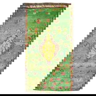 Vintage Bohemian Turkish Tulu Hand-Knotted Wool Rug 64 x 113: Vintage Bohemian Turkish Tulu Hand-Knotted Wool Rug 64 x 113 Discover the charm of this vintage Bohemian Turkish Tulu rug, a stunning addition to any space. Hand-knotted from high-quality wool, this