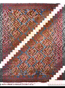 Large Vintage Persian Tribal Rug 10.4 x 17.3 Hand-Knotted Wool Iran: Large Vintage Persian Tribal Rug 10.4 x 17.3 Hand-Knotted Wool Iran This impressive 10.4 x 17.3 Large Vintage Persian Tribal rug is a stunning statement piece that showcases the rich cultural heritage