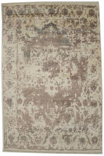 6'0 x 9'1 Handmade Multicolored Modern Area Rug Abstract Design: 6'0 x 9'1 Handmade Multicolored Modern Area Rug Abstract Design Enhance your living space with this stunning 6'0" x 9'1" handmade modern rug, expertly crafted from a luxurious blend of wool and bamboo