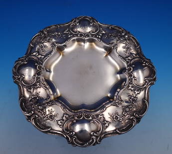 Gorham Sterling Silver Baroque Tazza Compote 7.5 inch Monogrammed Vintage: Gorham Sterling Silver Baroque Tazza Compote 7.5 inch Monogrammed Vintage This exquisite Gorham Sterling Silver Raised Compote Tazza showcases timeless Baroque and Rococo styling, featuring elegant sw