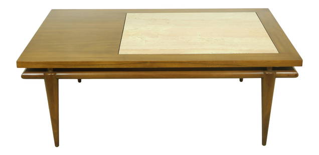 John Widdicomb 1960s Mid Century Modern Walnut Coffee Table 48 x 32 x 17: John Widdicomb 1960s Mid Century Modern Walnut Coffee Table 48 x 32 x 17 Experience the elegance of the 1960s with this Mid Century Modern coffee table by John Widdicomb. This exquisite piece features
