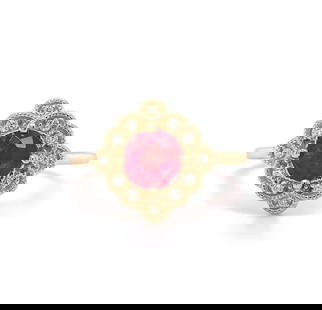 14k Yellow Gold 0.77ct Jedi Red Spinel Diamond Ring Size 6.75: 14k Yellow Gold 0.77ct Jedi Red Spinel Diamond Ring Size 6.75 This exquisite ring showcases a stunning 0.77 ct Jedi red spinel set in 14k yellow gold. The spinel, sourced from Burma, features a cushio
