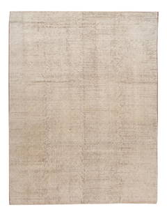 Beige Moroccan-Style Hand-Knotted Wool Rug 10'5 x 13'6: Beige Moroccan-Style Hand-Knotted Wool Rug 10'5 x 13'6 Enhance your living space with this stunning Moroccan-style hand-knotted wool rug. Featuring a beautiful beige field adorned with brown and ivory