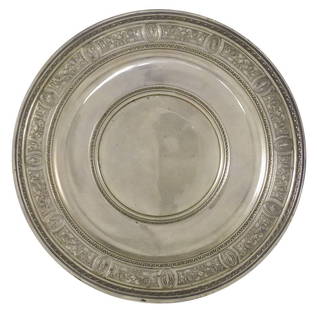Wedgwood Pattern Sterling Silver Plate Candy Dish by International Silver: Wedgwood Pattern Sterling Silver Plate Candy Dish by International Silver This exquisite candy dish features a classic Wedgwood pattern and is crafted from sterling silver plate by International Silve
