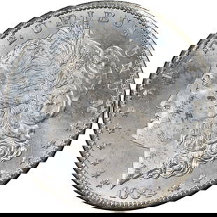 1884-CC NGC MS63 GSA Morgan Silver Dollar Strong Strike Eye Appeal: 1884-CC NGC MS63 GSA Morgan Silver Dollar Strong Strike Eye Appeal This 1884-CC GSA Morgan Silver Dollar is a remarkable addition for any coin collector. Graded NGC MS63, this uncirculated coin featur