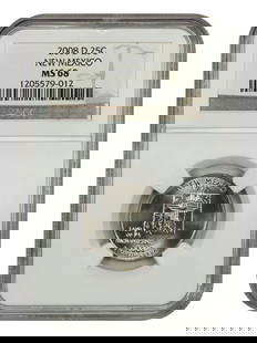 2008-D New Mexico 25C NGC MS68 Washington Quarter Uncirculated: 2008-D New Mexico 25C NGC MS68 Washington Quarter Uncirculated This 2008-D 25C New Mexico quarter is graded NGC MS68, indicating it is in uncirculated condition with exceptional quality. It belongs to